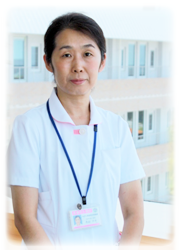 写真：乳がん看護認定看護師　永山夕水