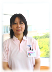 写真：訪問看護認定看護師　伊部恵美子