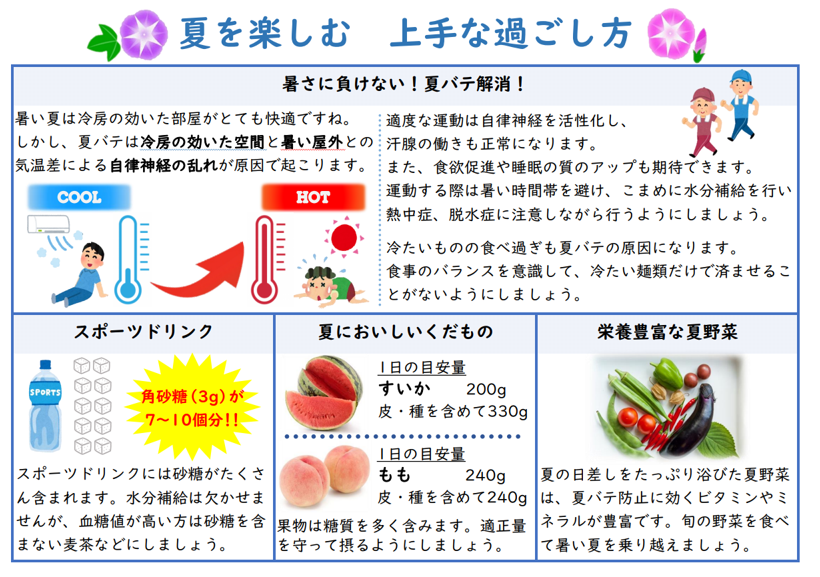 栄養情報夏